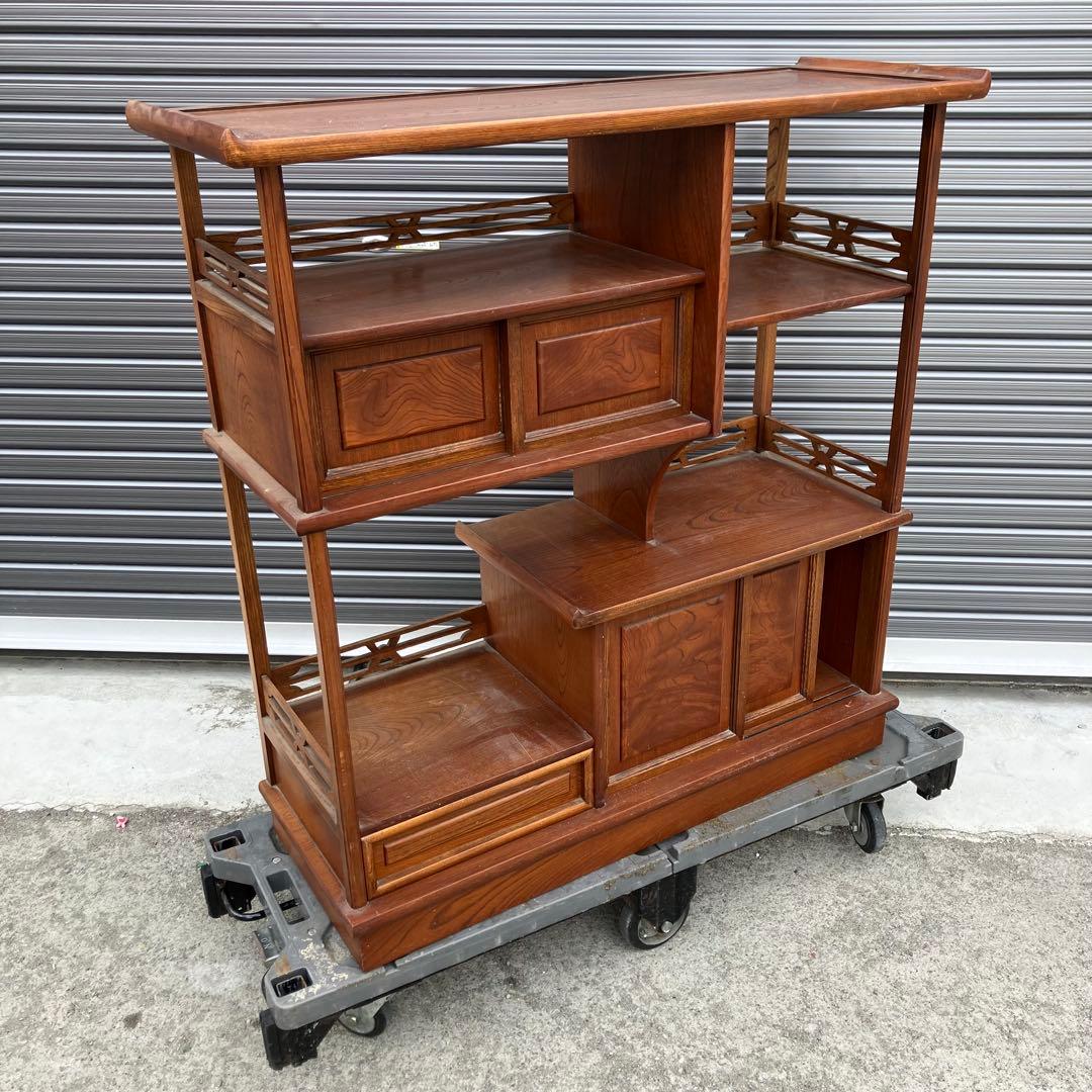 唐木家具 銘木 茶箪笥 飾り棚 中国骨董 サイドボード ビンテージ ヴィンテージ