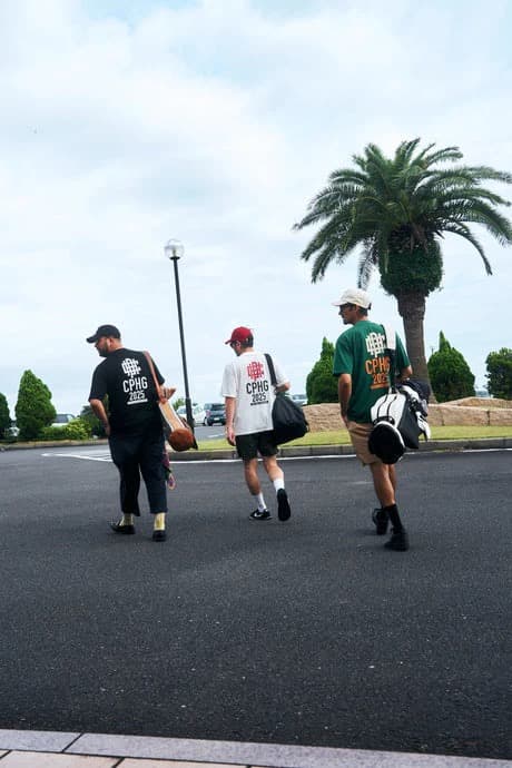 メンズウェア CPH/GOLF #NO PAR HALF MOCK NECK TEE M