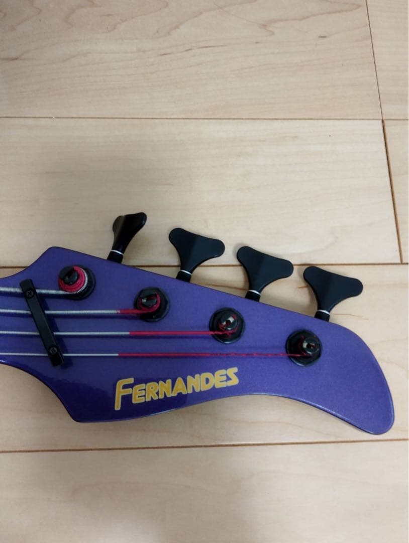 卵かけご飯 ☆FERNANDES フェルナンデス エレキベース パープル