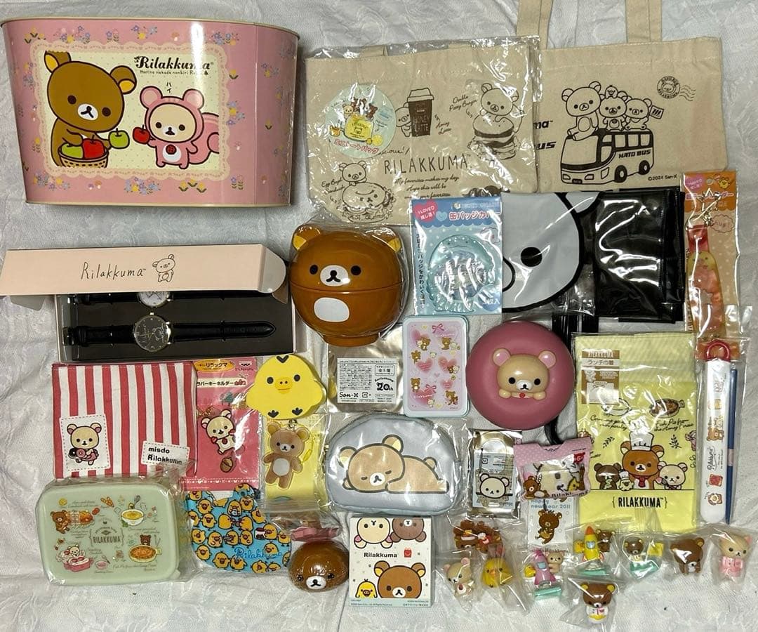 リラックマ　ぬいぐるみ　マスコットキーホルダー　サンエックス　平成レトロ　78点