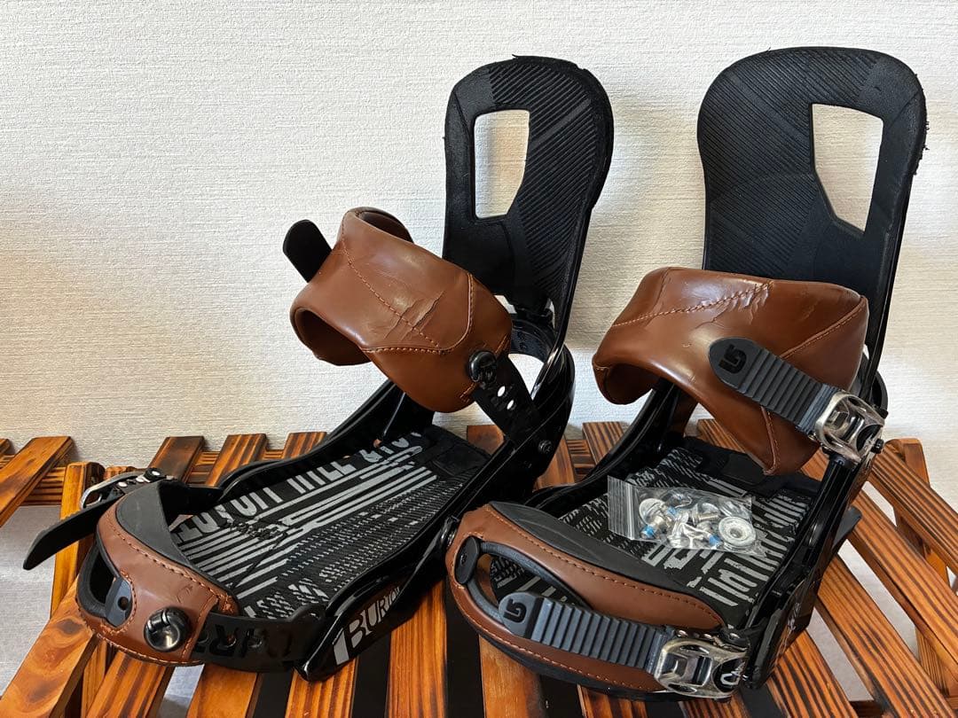 BURTONバインディング【カーテル（メンズMサイズ）】ブラック×茶色