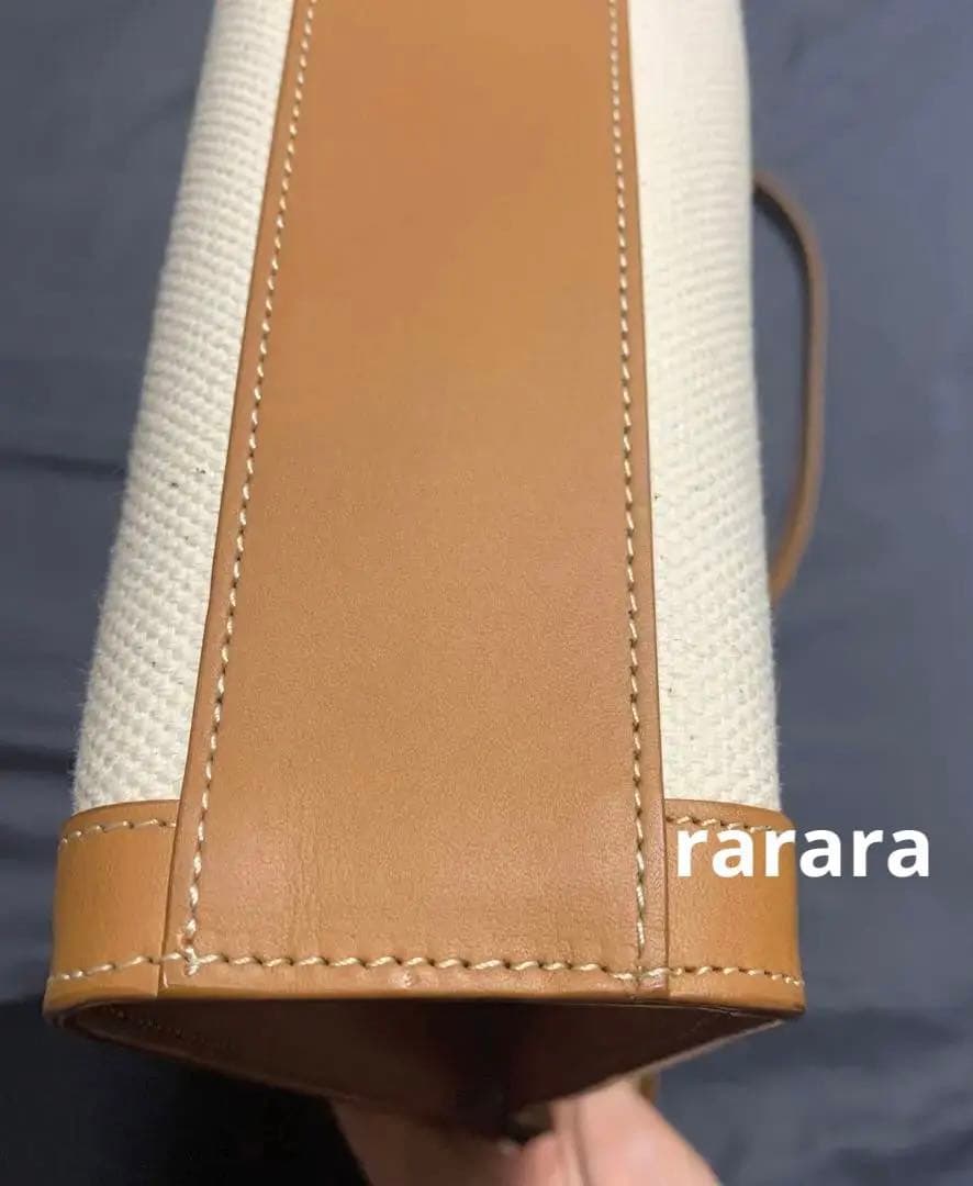 セリーヌ トートバッグ プリントキャンパス カーフスキン CELINE