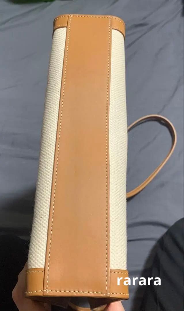 セリーヌ トートバッグ プリントキャンパス カーフスキン CELINE