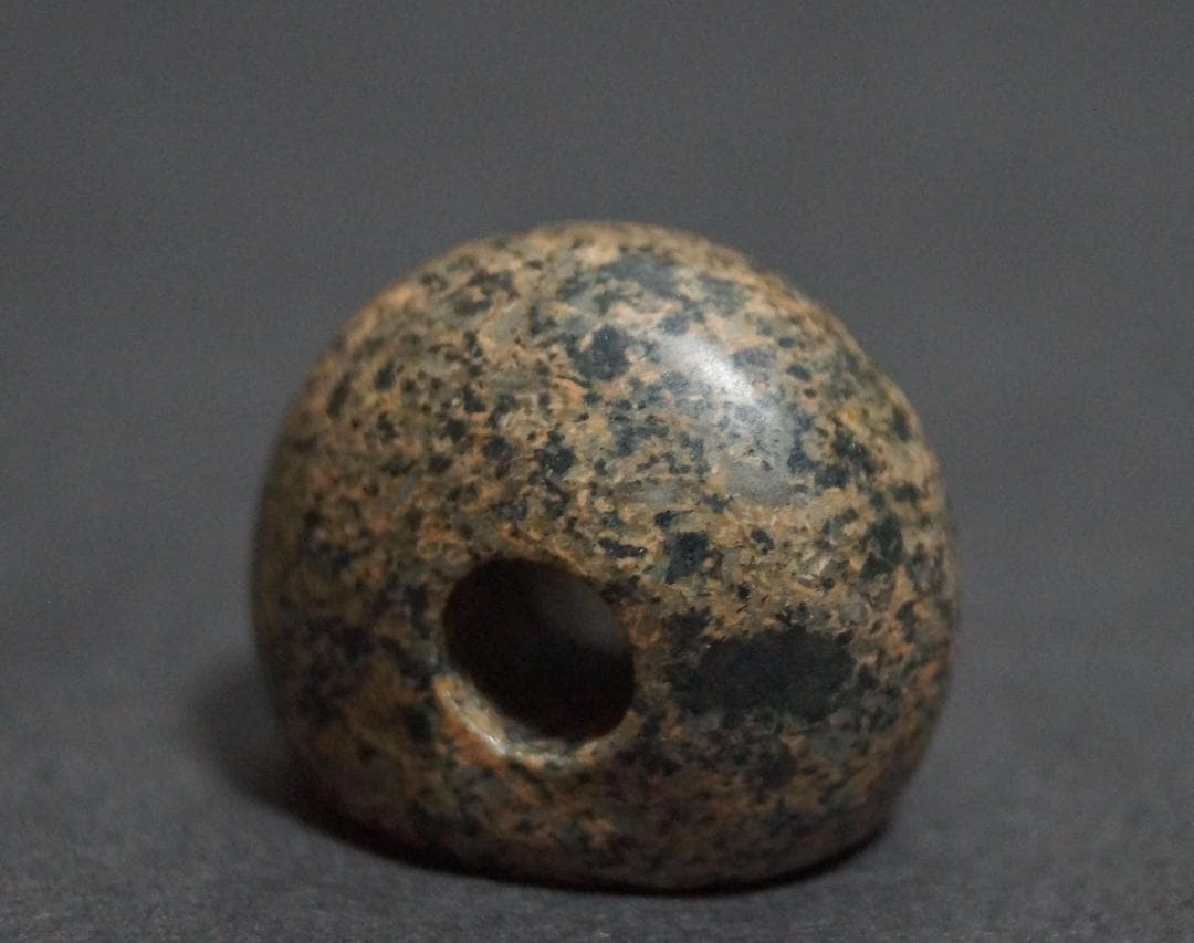 古代ギリシャ 石製 大玉印章『人物』ドーム型シール 印材 提げ物 装飾品 希少品