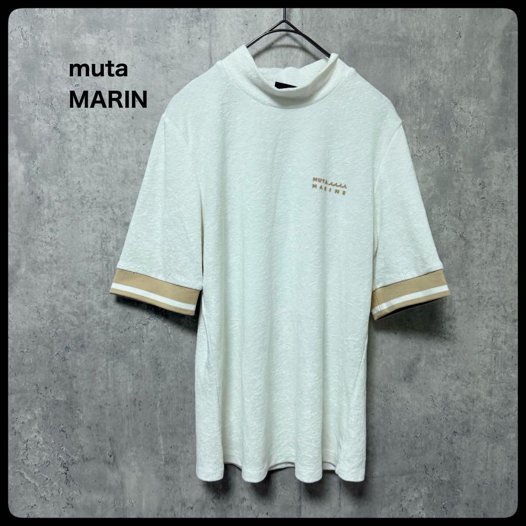 # muta MARIN GOLFパイル ハーフスリーブモックネックシャツ