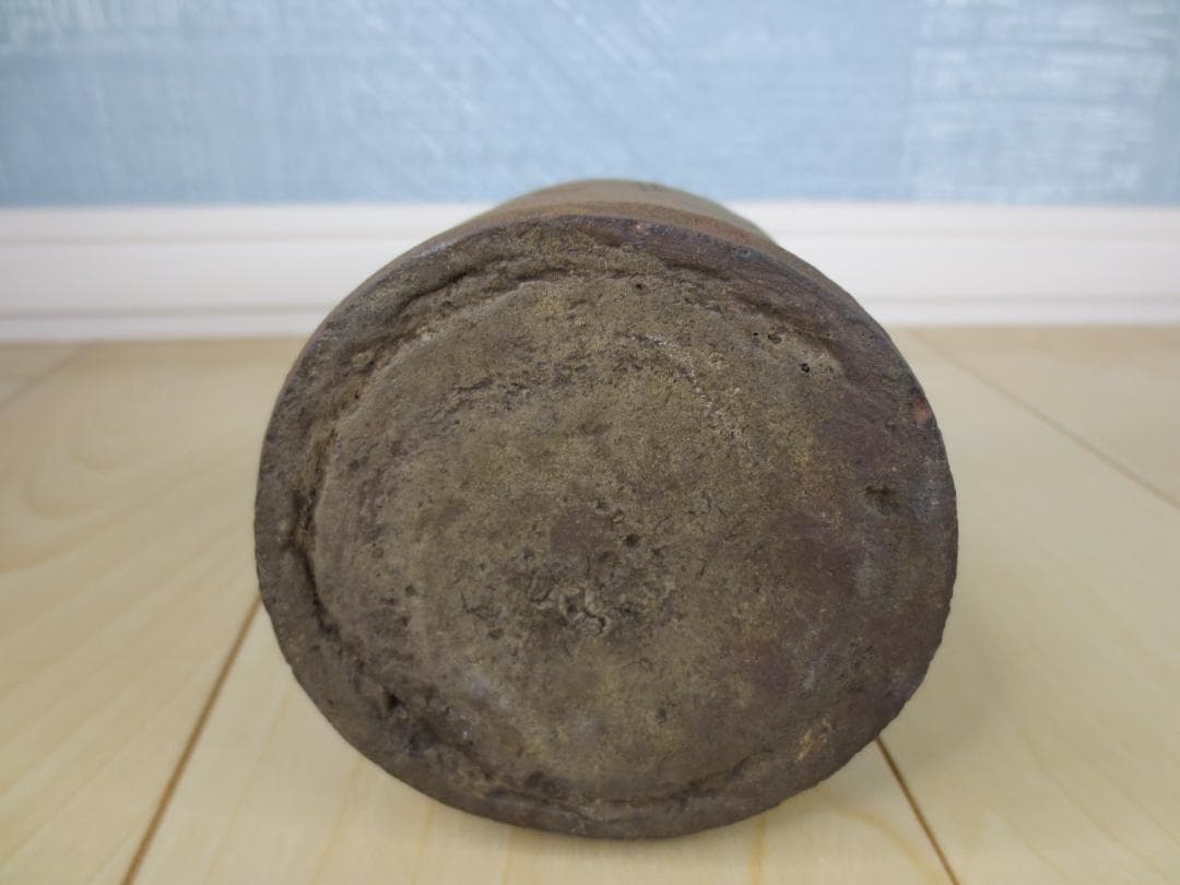 南蛮花入★南蛮★花入れ★耳附一輪花入★茶道具★華道具★共箱