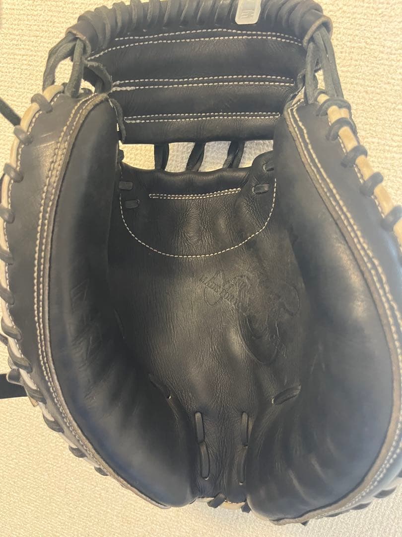 ハタケヤマ　ゴールドオーダー　硬式ミット　刺繍なし