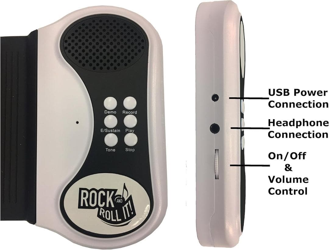 鍵盤楽器 Rock and Roll It Rainbow Roll-Up Piano