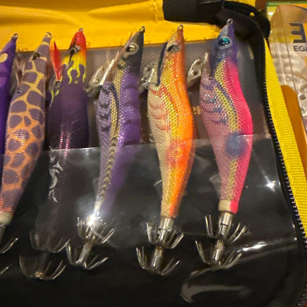 ヤマシタエバーグリーン中古3.5号エギ12点＋ケース