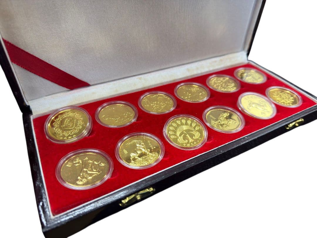 上海造幣廠 精製 十二生肖紀念章 12枚フルセット／1986〜1993年頃