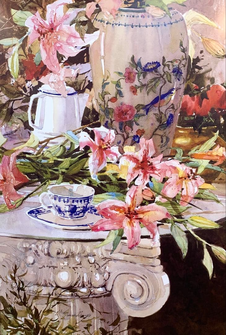 花 絵画 ポスター （大）