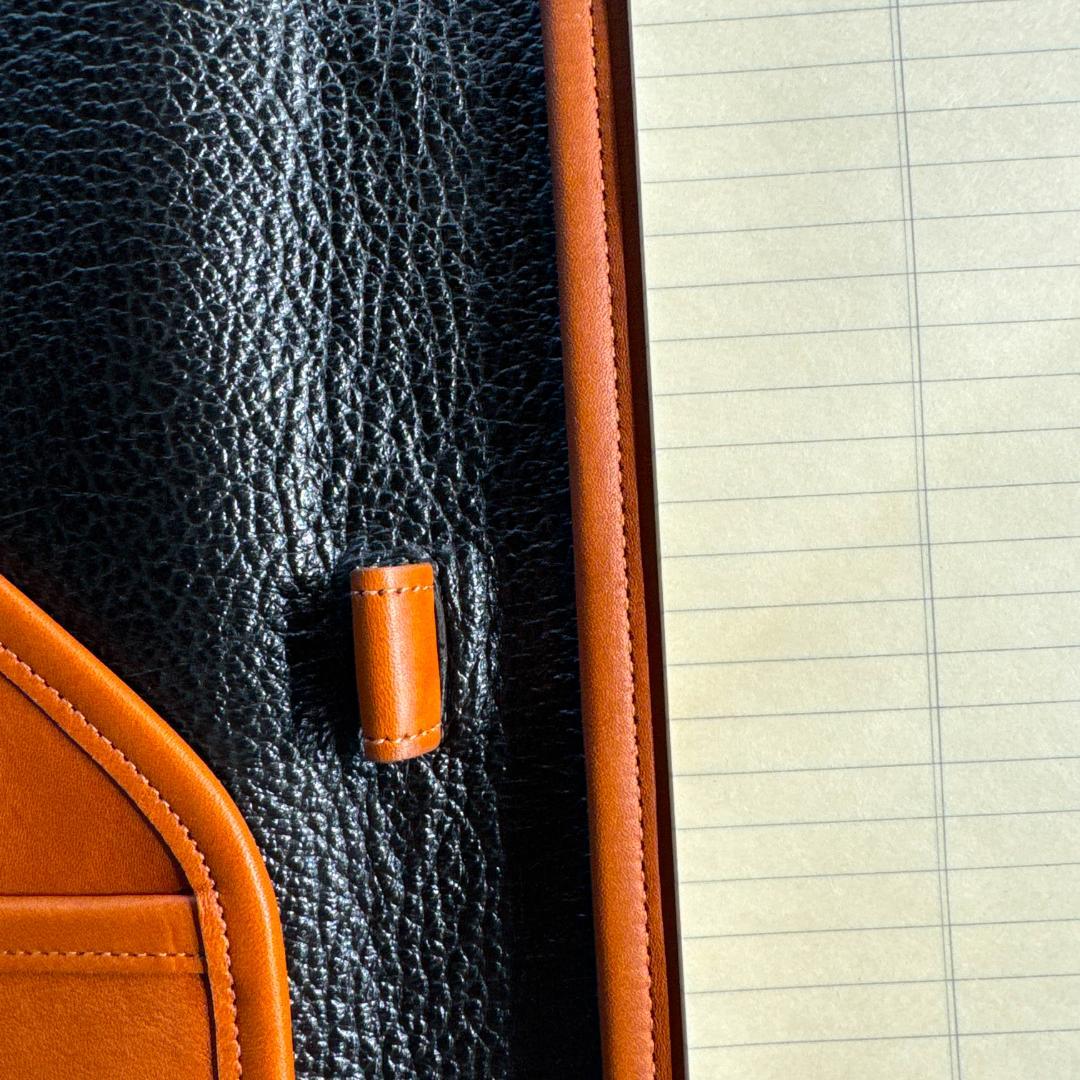 新品未使用、自宅保管COACH A4版　レザー ノートパッドブラウン