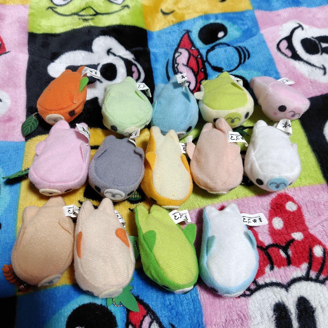 サンエックス　まめゴマ　十六茶　コラボ　ぬいぐるみキーホルダー　平成レトロ