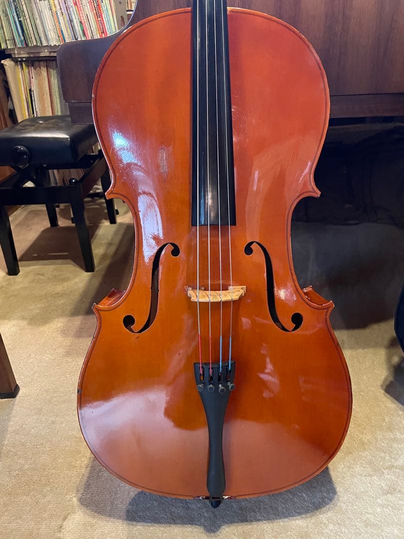 チェロ　4/4 弓　セミハードケース付き