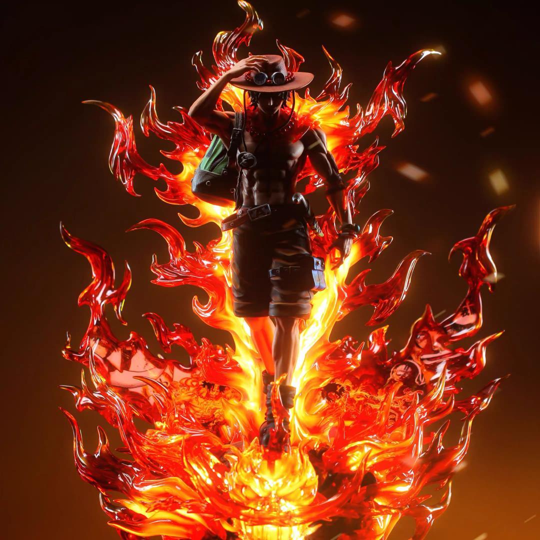 ONE PIECE ポートガス·D·エース 1/6 彫刻フィギュア 海外限定