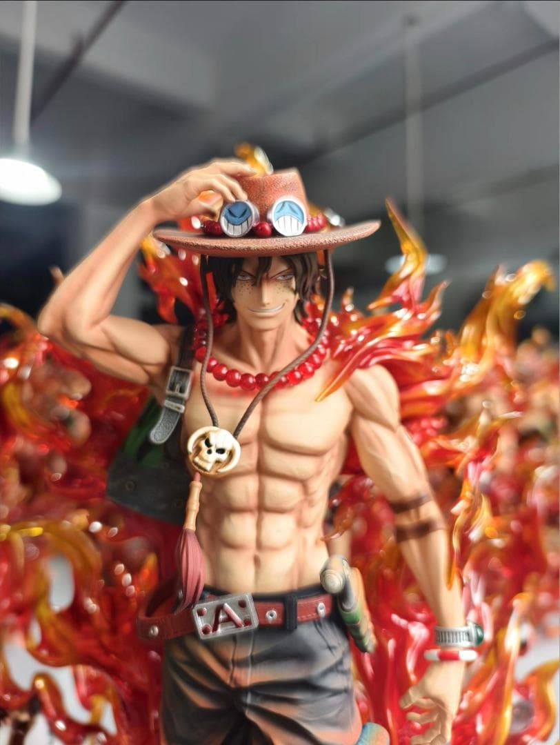ONE PIECE ポートガス·D·エース 1/6 彫刻フィギュア 海外限定