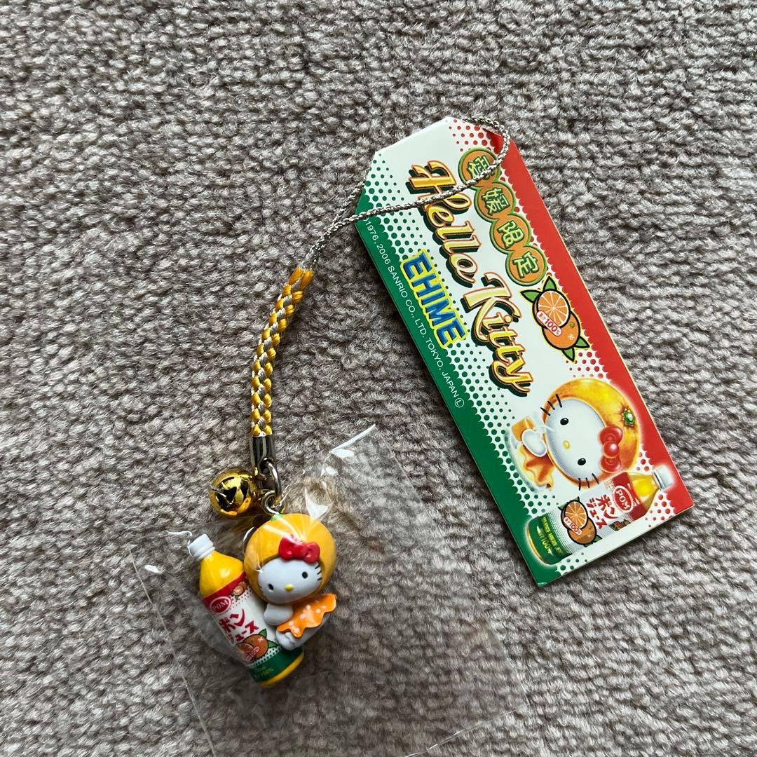 ハローキティ　ご当地ストラップ　根付け　四国版　9点セット