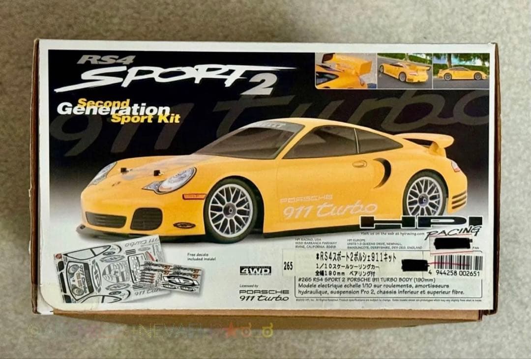 値下げ中★HPI★RS4 Sport2 ポルシェ911 キット 1/10スケール
