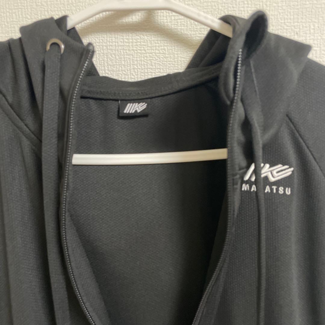 イマカツ　ジップアップフーディ　IK-852 LL ブラック