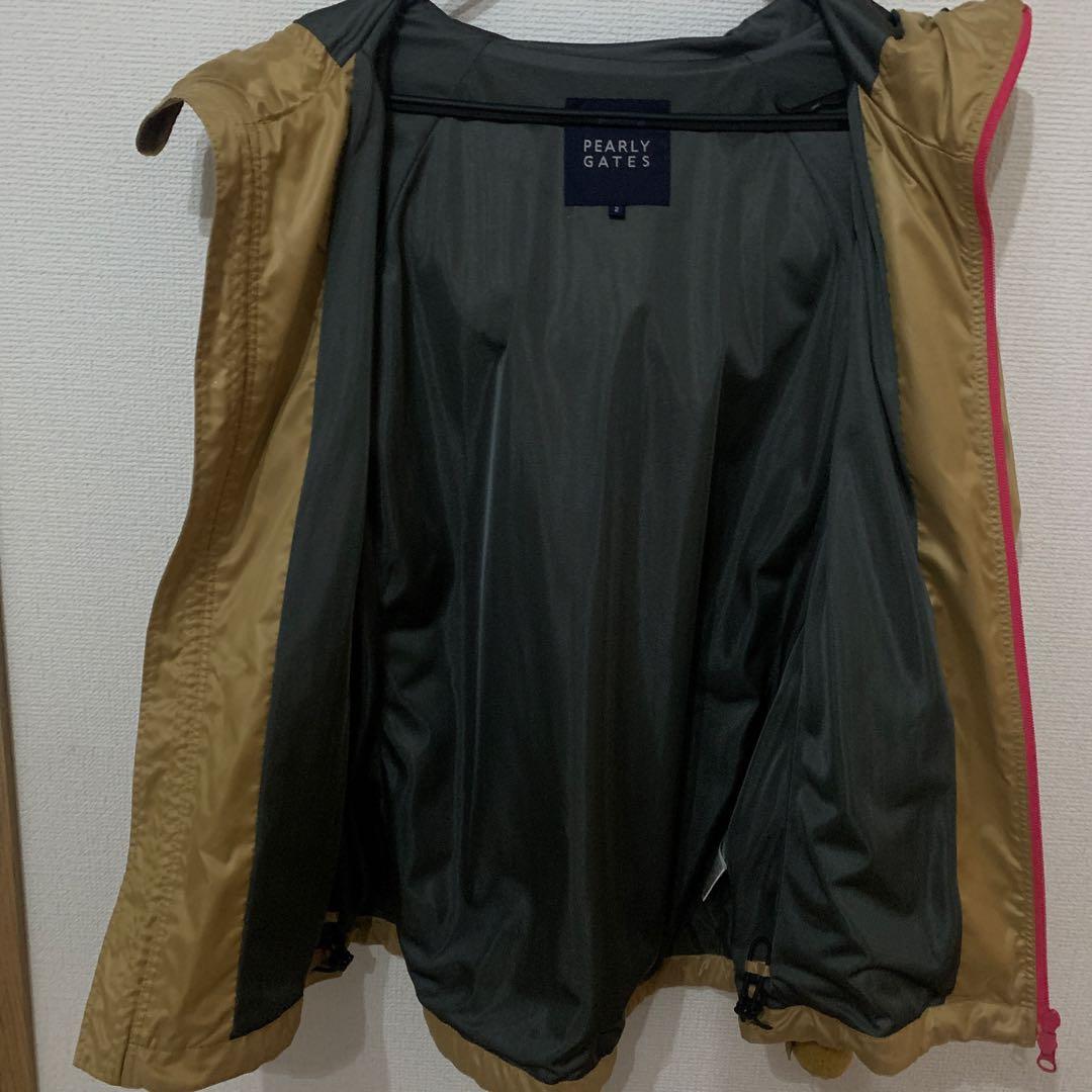 PEARLY GATES フード付きタフレックスジャケット ベージュ