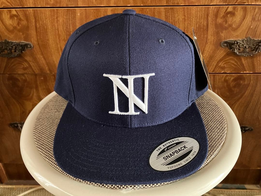 ミュージシャン The BONEZ N-Logo Flat Visor Cap Navy