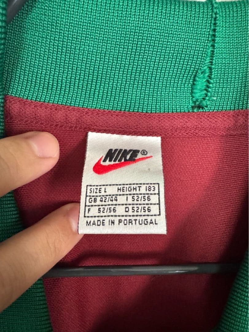 ポルトガル代表 ユニフォーム ホーム 97年 ナイキ NIKE Lサイズ