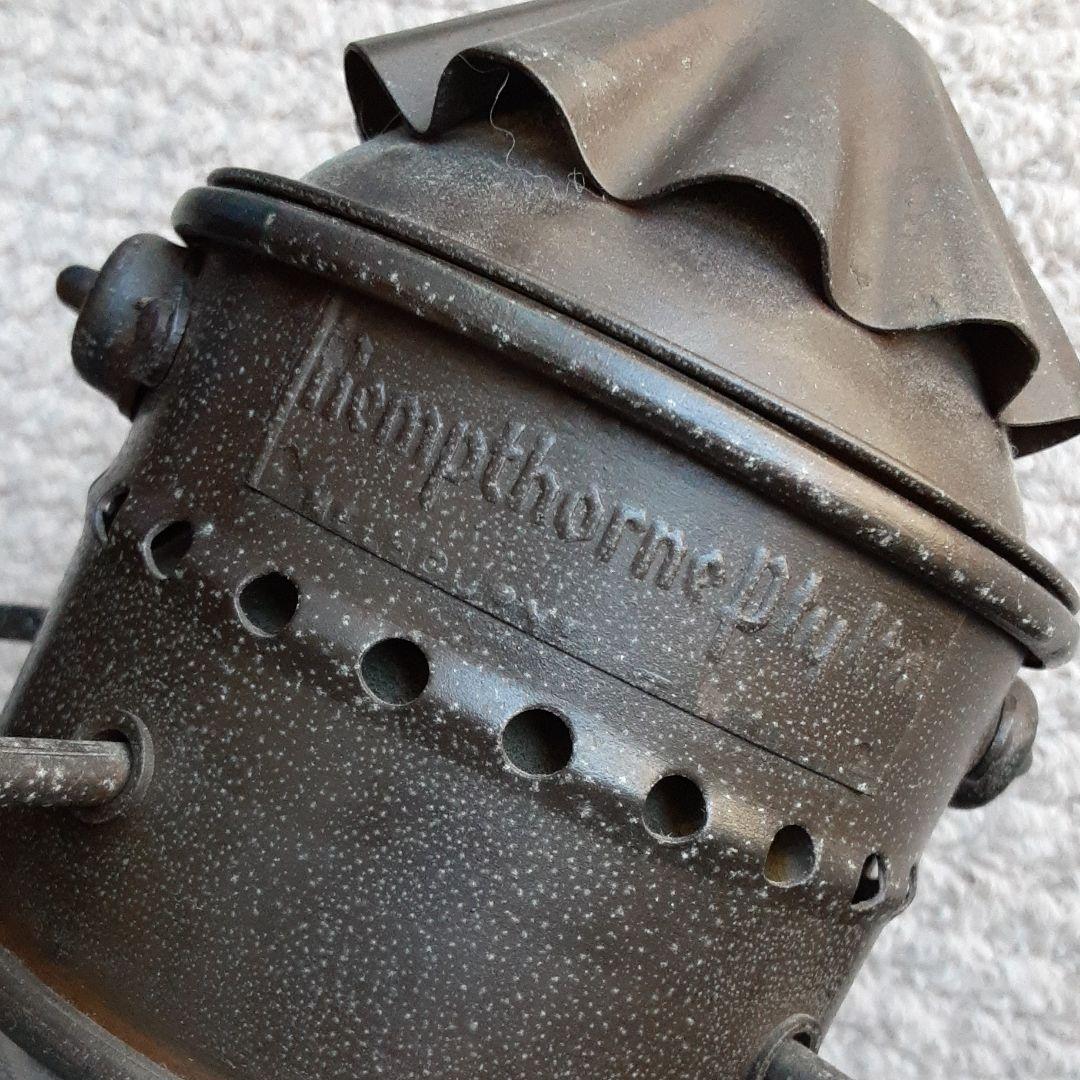 古い豪州船舶用オイルランプ/真鍮全天候マリーン灯油ランタン銘板メルボルン海洋博