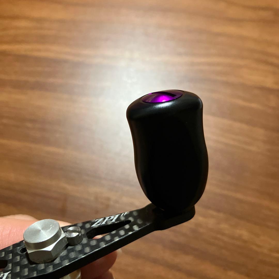 廃盤レア　美品　廃盤レア　ZPI ダイワ用　タクティカル　ハンドル　ノブ交換済み