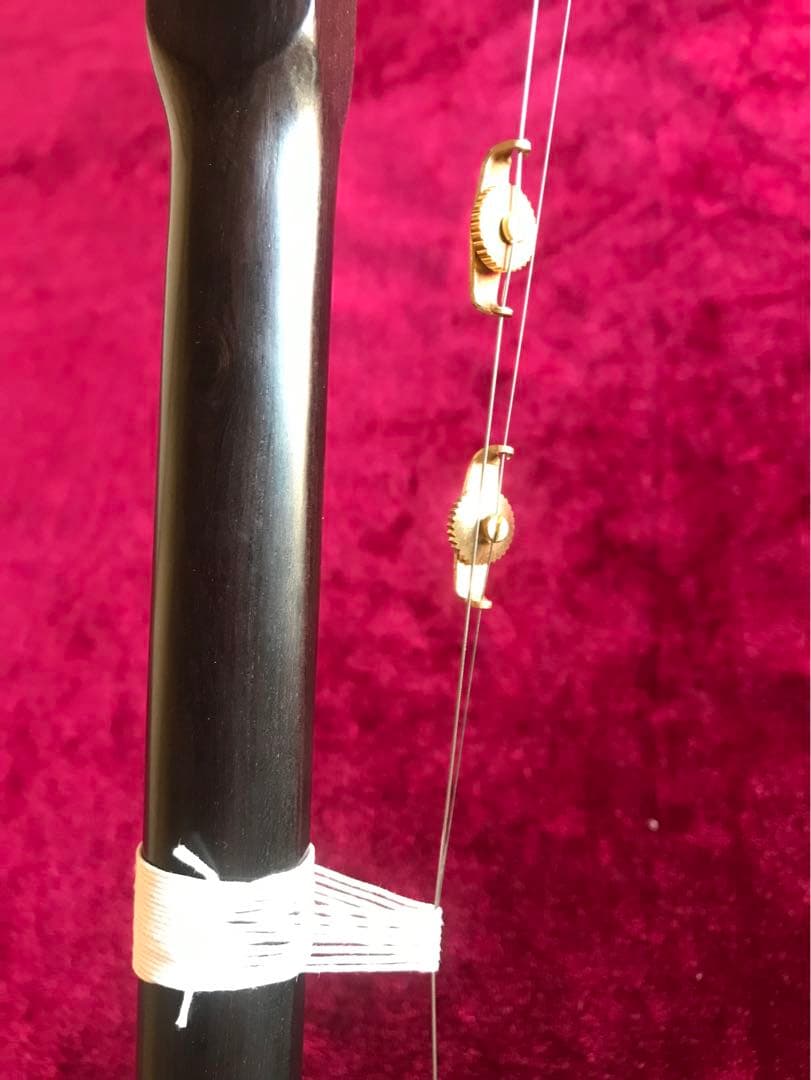 yoshiaki 専用二胡★上級黒檀★古月琴坊・黄建洪製作★十年保証