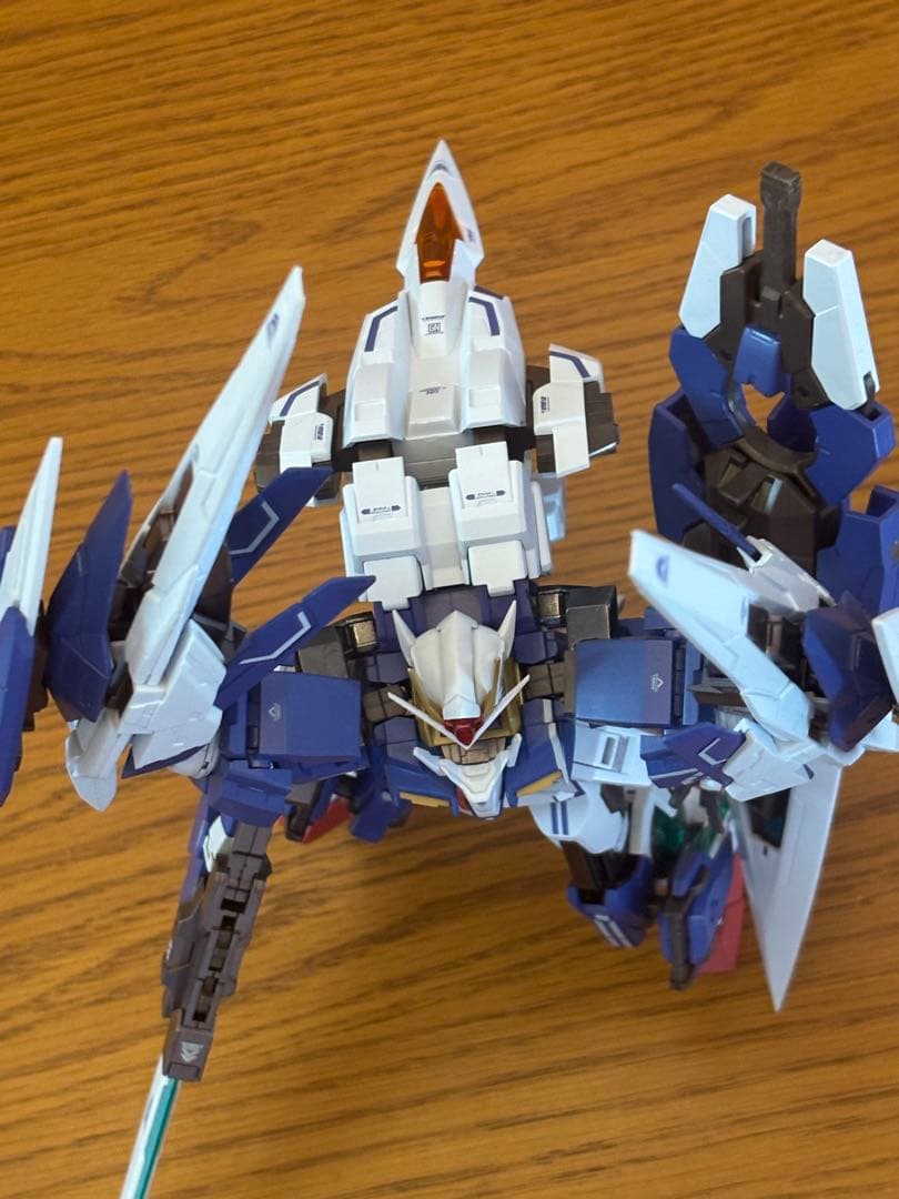 美品 L BUILD ダブルオーガンダム セブンソード (完成品)
