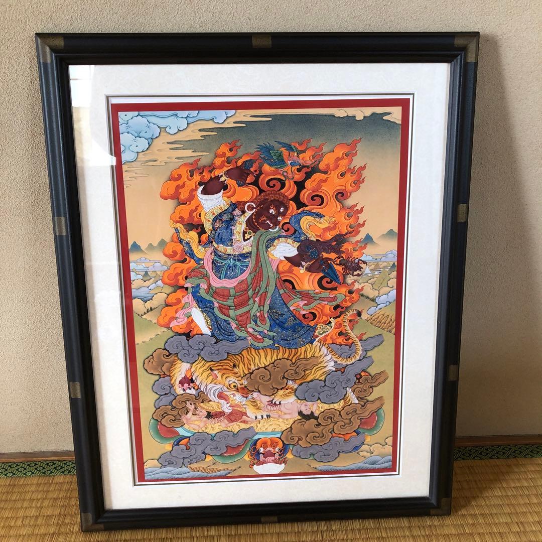 チベット　タンカ　ドルジェ・ドル