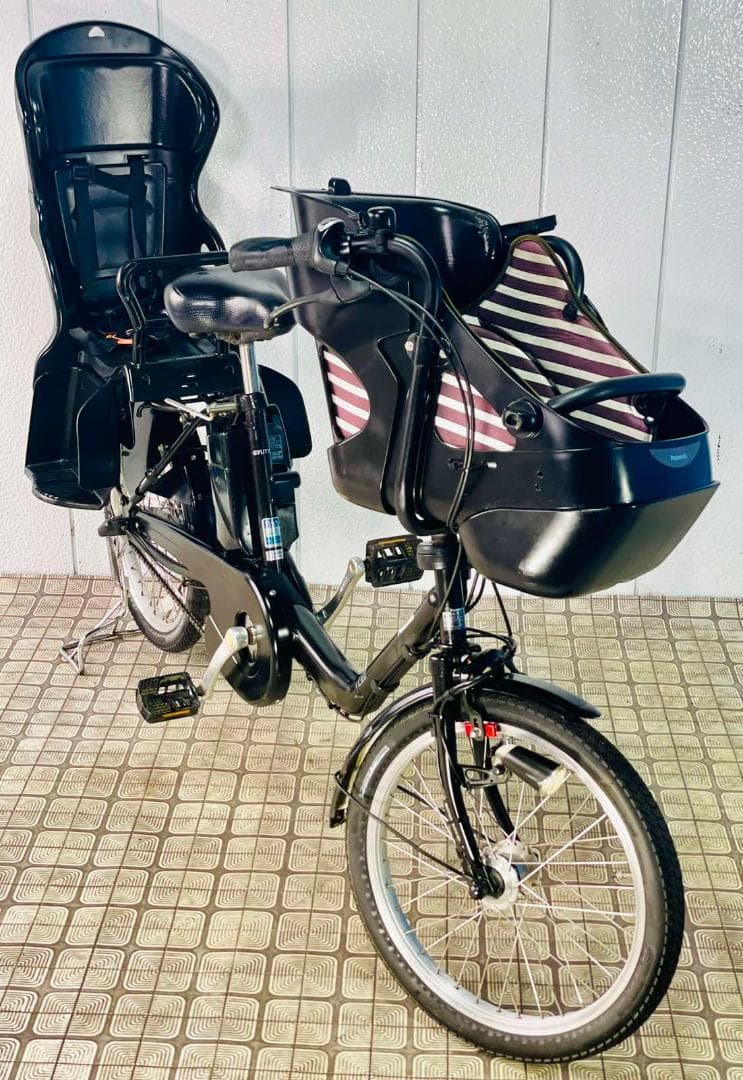 値下げ可《PANASONIC》20インチ子供乗せ電動自転車ギュット2941