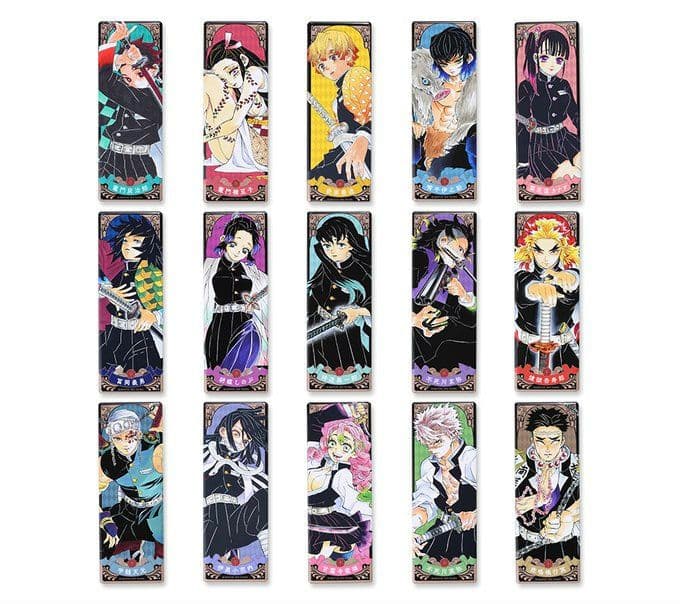 鬼滅の刃 絵札缶バッジ 第1弾 コンプ 未開封 15個
