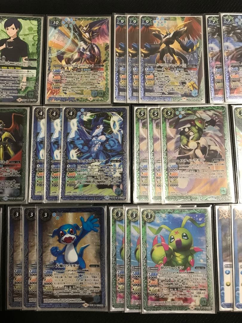 バトルスピリッツ　青緑デジモン　デッキ