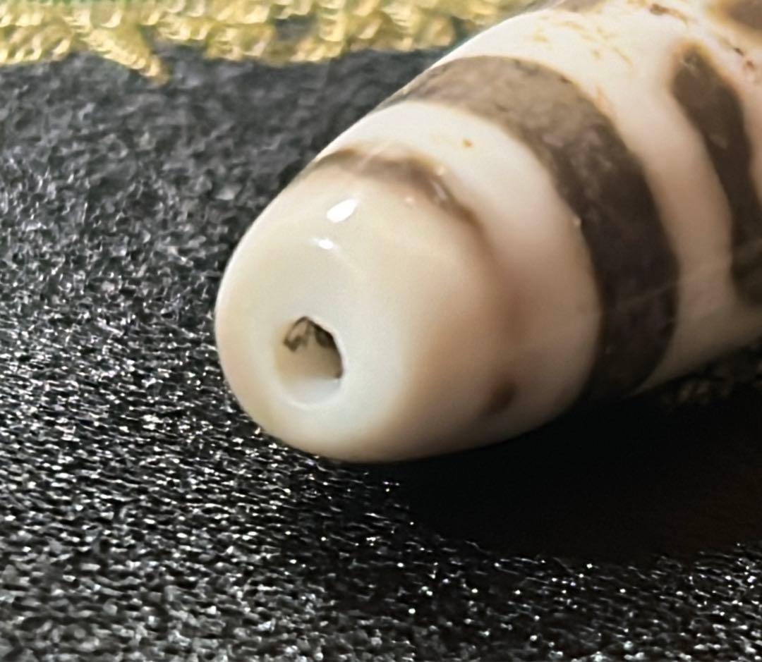 龍眼天珠　ハンドメイド品／送料込　匿名発送／チベット　天珠　お守り