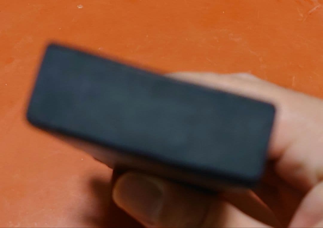 明治〜戦前墨　青墨　10丁型　龍清？　漱金　金巻　唐墨　147g