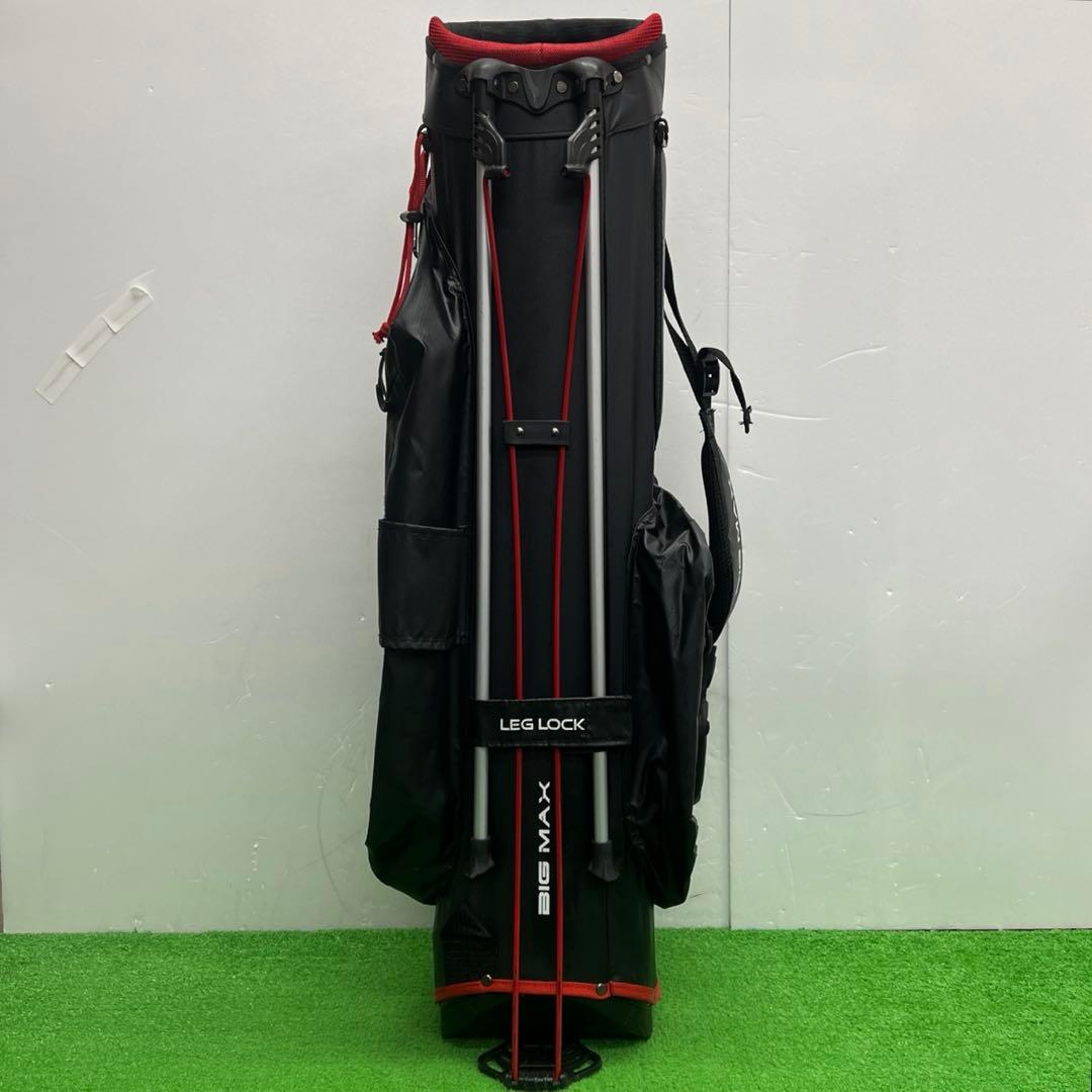 ビッグマックス　BIG MAX キャディーバック　8インチ ブラック　メンズ