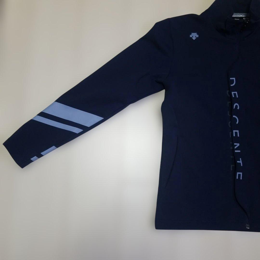 【入手困難】デサントゴルフ ロゴプリント ジャージー ジャケット M ネイビー