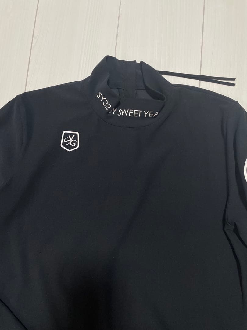 SWEET YEARS 32モックネック長袖L レディースゴルフウェア