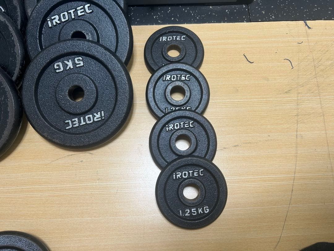 【合計195kg】iROTEC 28mm ダンベルシャフト4本付き 千葉県市川市