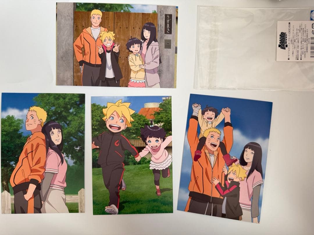 NARUTO BORUTO メモリアルポストカード　家族