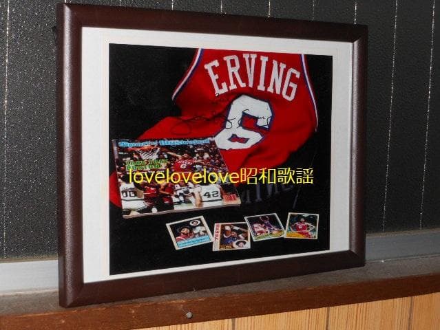 超貴重珍品NBAレジェンド芸術的スラムダンカー❤️ドクターJ 直筆オートグラフ