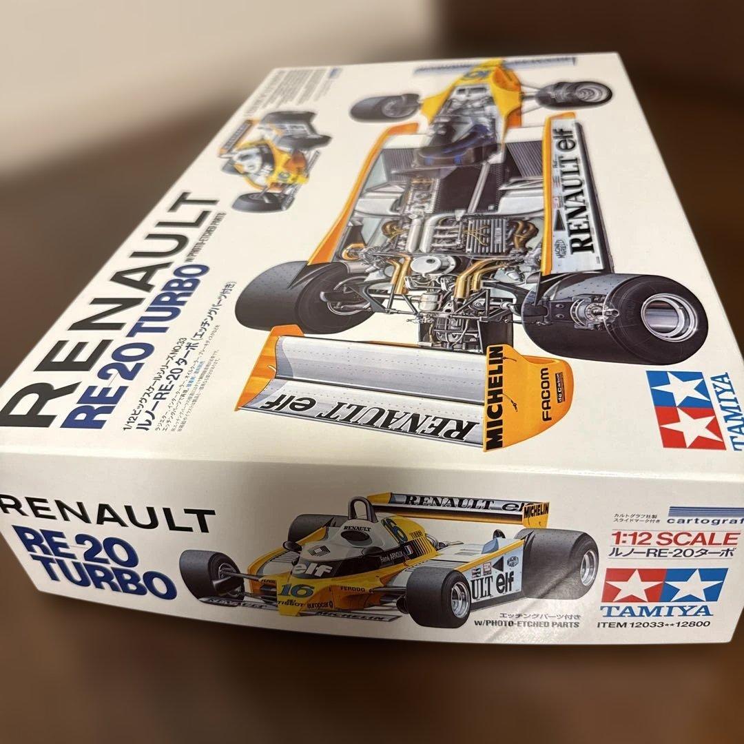タミヤ　RENAULT ルノーRE20 ターボ　1/12
