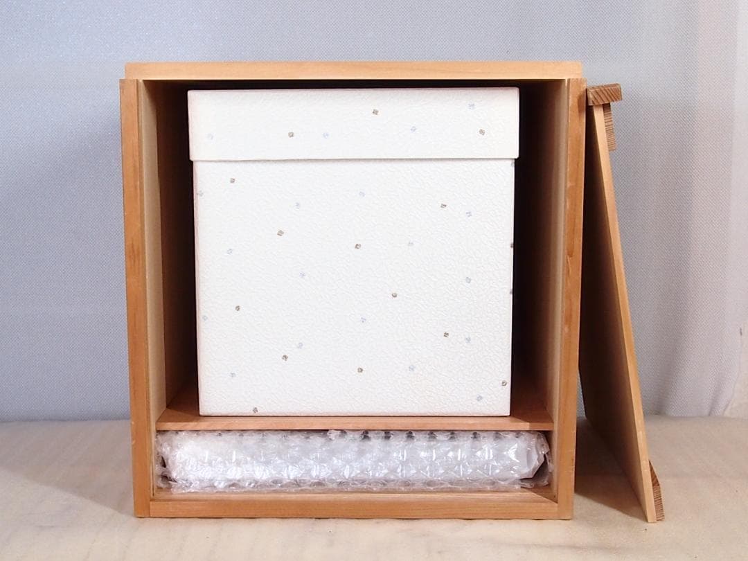 【未使用】輪島塗 松島蒔絵 三段重箱 重台付き 老松/山水 お重/弁当箱 漆器