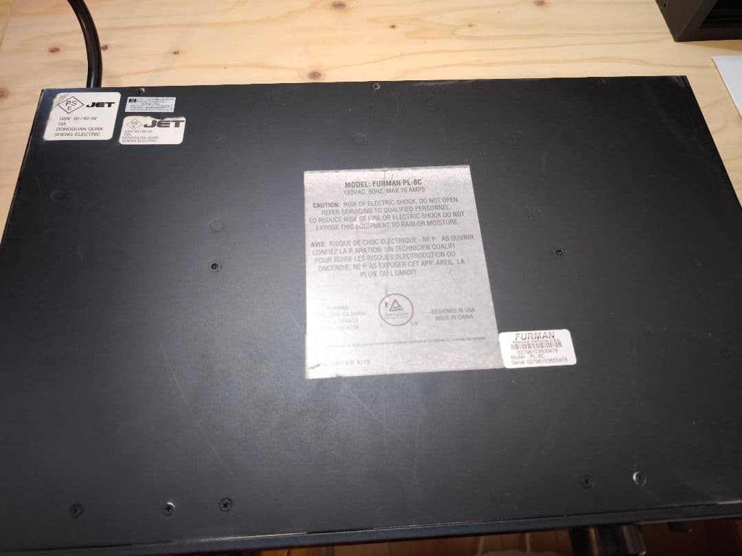 FURMAN ファーマン PL-8C パワ－コンディショナー LED付き 電源