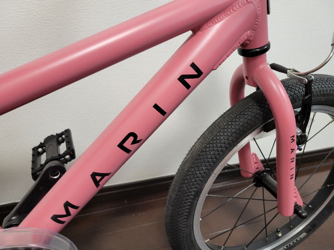 【美品】 MARIN DONKY JR 18インチ 子供用自転車 ピンク