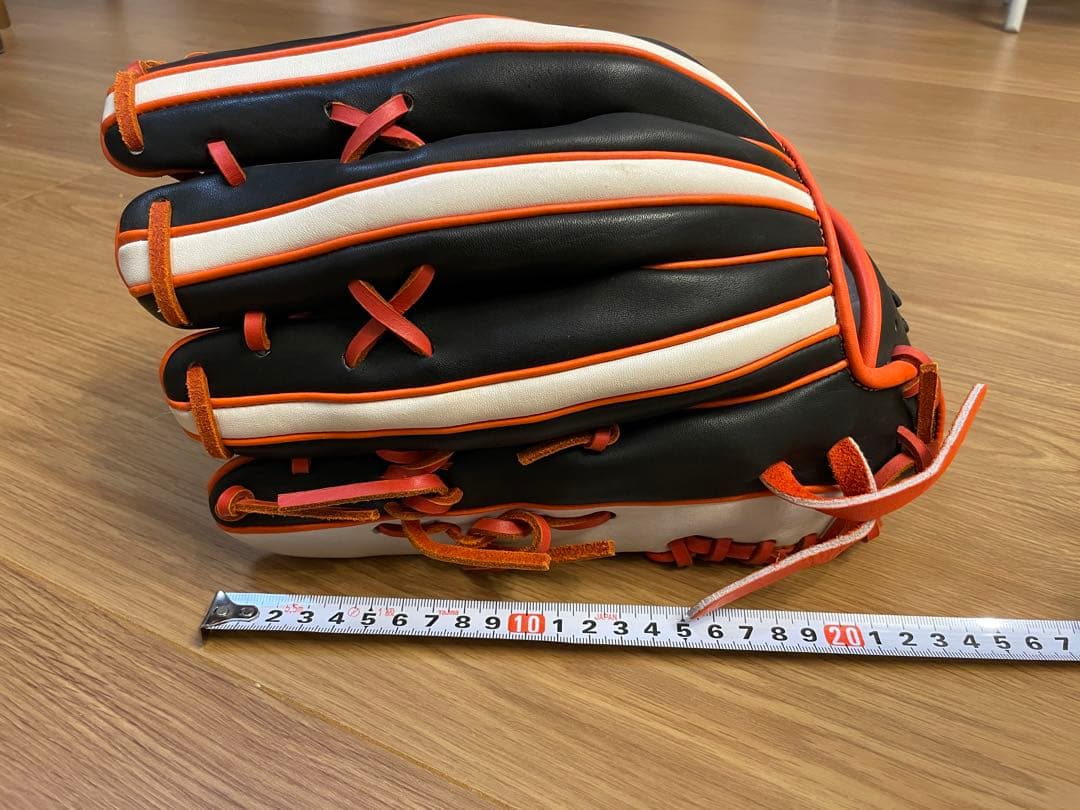 SSK Pro 硬式グローブ 黒/オレンジ
