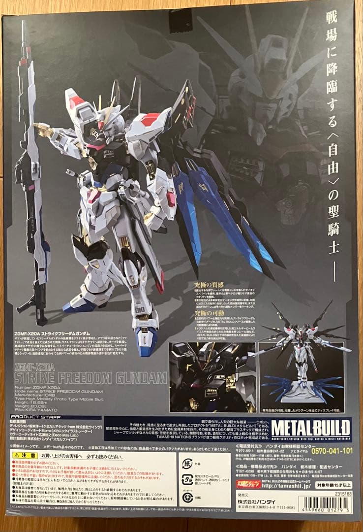 メタルビルド　ストライクフリーダムand光の翼セット