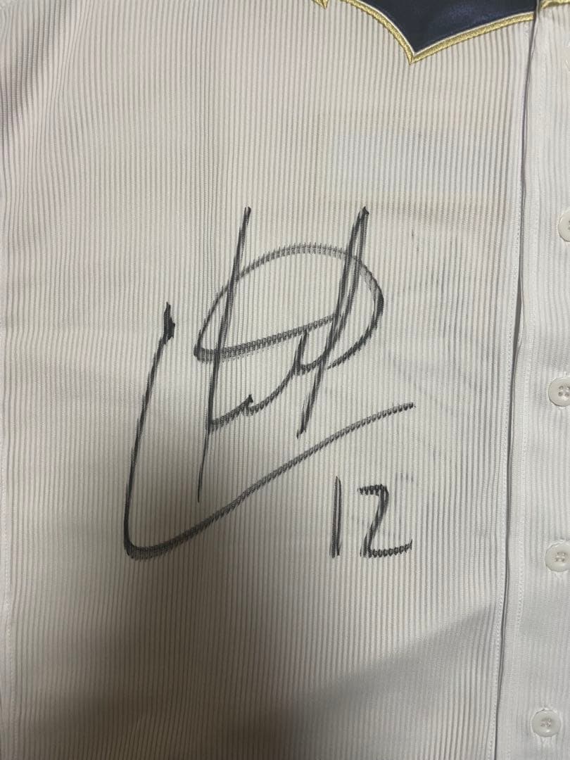 オリックス・バファローズ クリス マレーロ サイン ユニフォーム