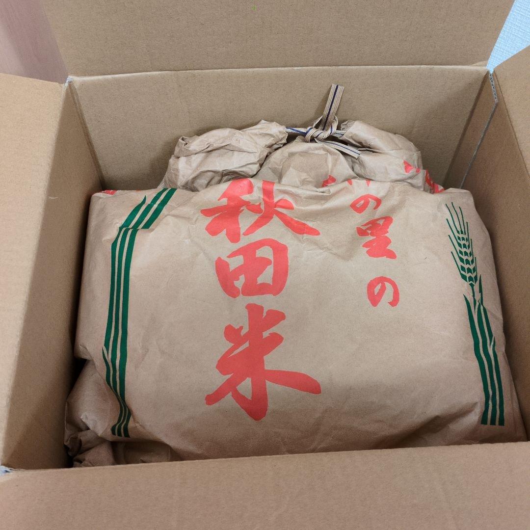 秋田県産、あきたこまち令和７年産、 玄米1４キロ